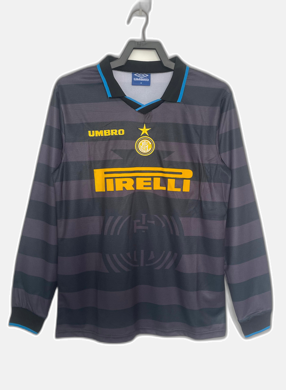 Inter Milan 1997/98 Away Jersey - Long Sleeve Retro Version