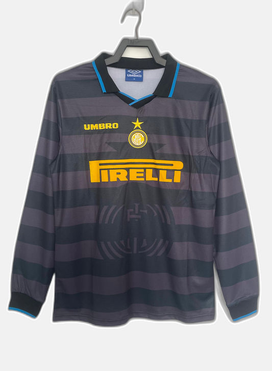 Inter Milan 1997/98 Away Jersey - Long Sleeve Retro Version