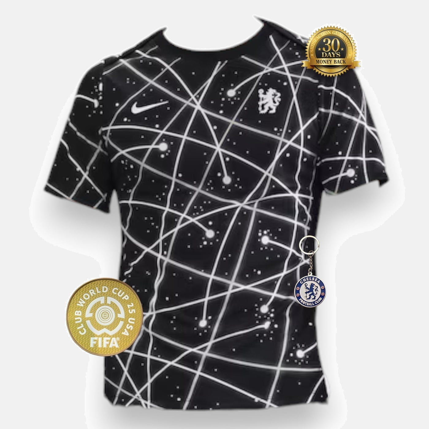 Jersey Chelsea World Cup Pre-Match Top - Black 2025/26