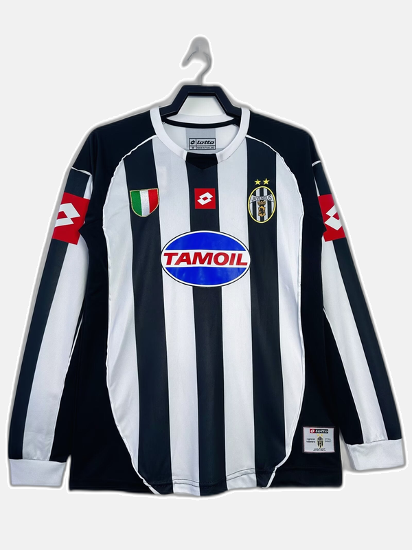Juventus 2002/03 Home Jersey - Long Sleeve Retro Version