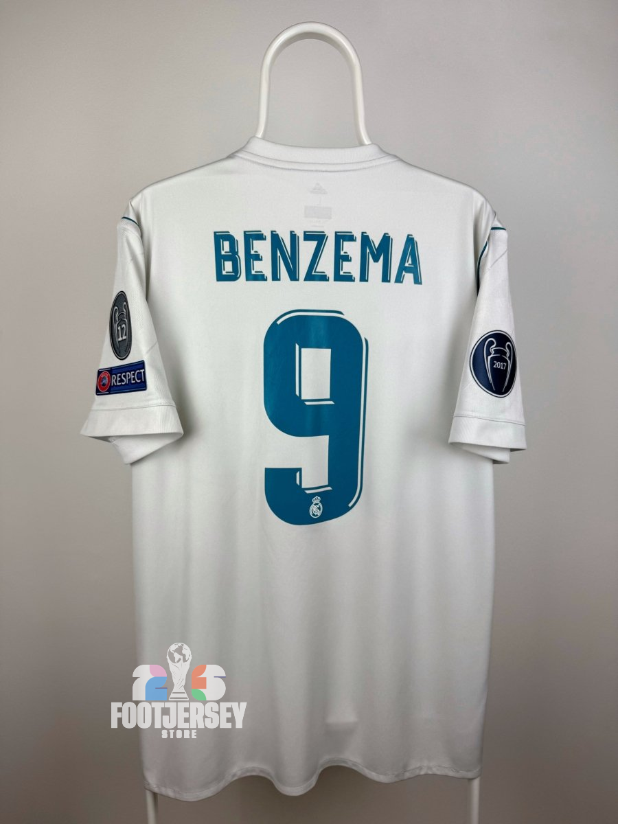 Real Madrid 2017/18 Home Jersey - Karim Benzema