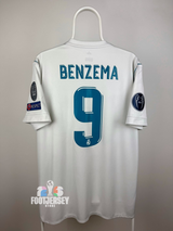 Real Madrid 2017/18 Home Jersey - Karim Benzema