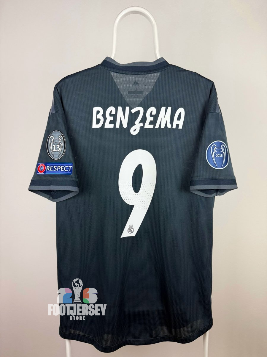 Karim Benzema - Real Madrid 2018/19 Away Jersey - Player Version