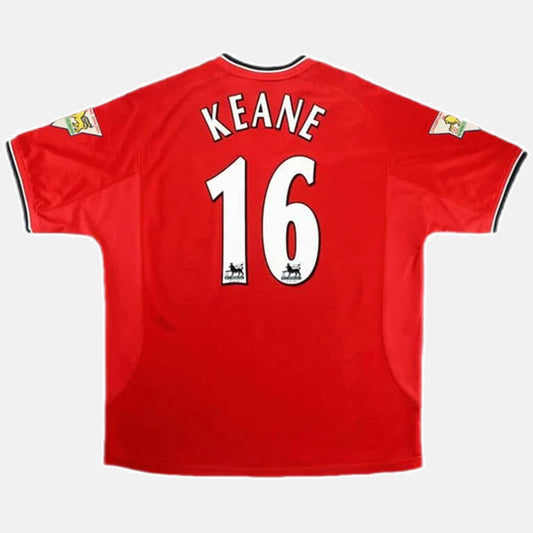 Manchester United 2000/01 Home Retro Jersey - Keane #16