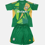 Kids Aston Villa Goalkeeper Kit 2024/25 Jersey
