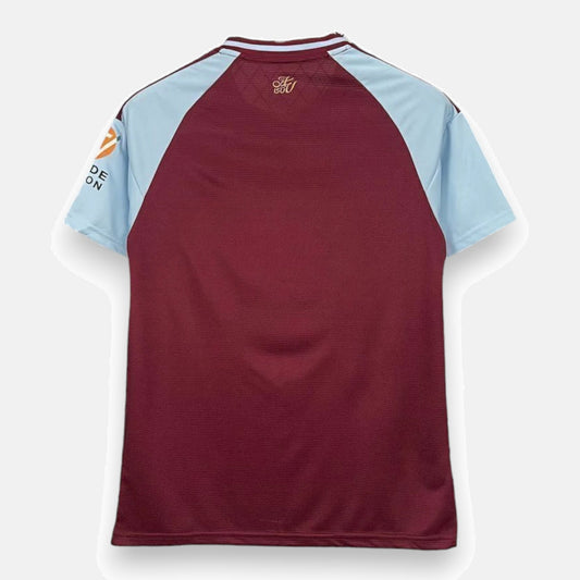 Aston Villa 2024/25 Home Kids Kit Jersey