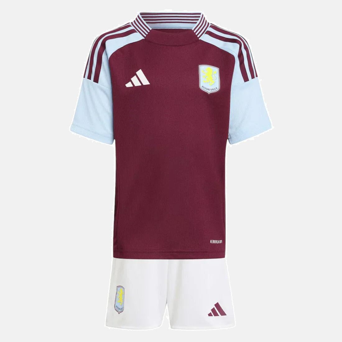 Aston Villa 2024/25 Home Kids Kit Jersey