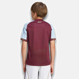 Aston Villa 2025/26 Home Kids Kit Jersey