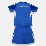 Kids Bayern Munich Jersey Goalkeeper Blue 2025/26