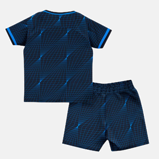 Chelsea 2023/24 Away Kids Kit Jersey - Blue