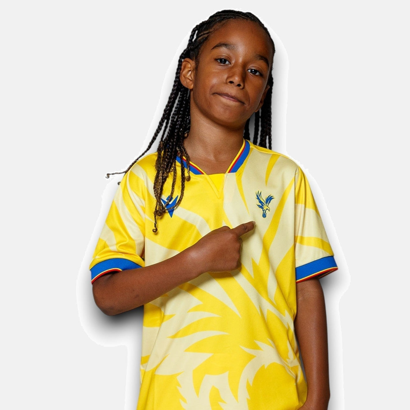 Crystal Palace 2024/25 Away Kids Kit Jersey