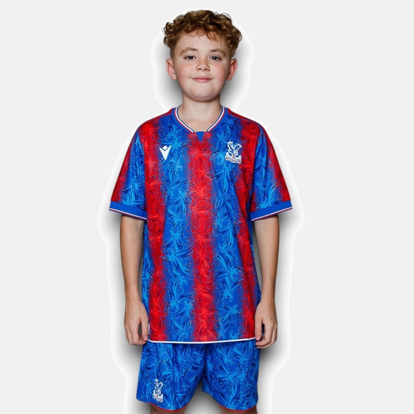Crystal Palace 2024/25 Home Kids Kit Jersey