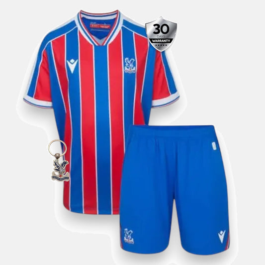 Crystal Palace 2025/26 Home Kids Kit Jersey