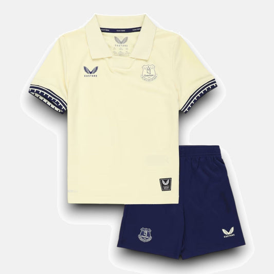 Everton 2025/26 Away Kids Kit Jersey