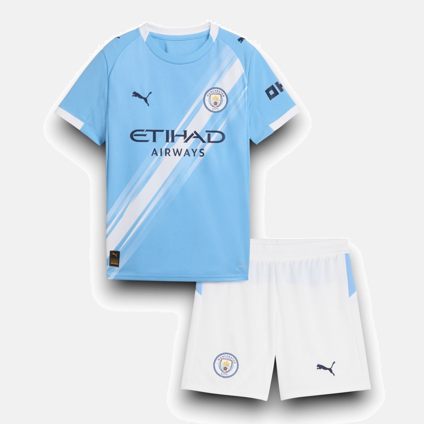 Manchester City 2025/26 Home Kids Kit Jersey