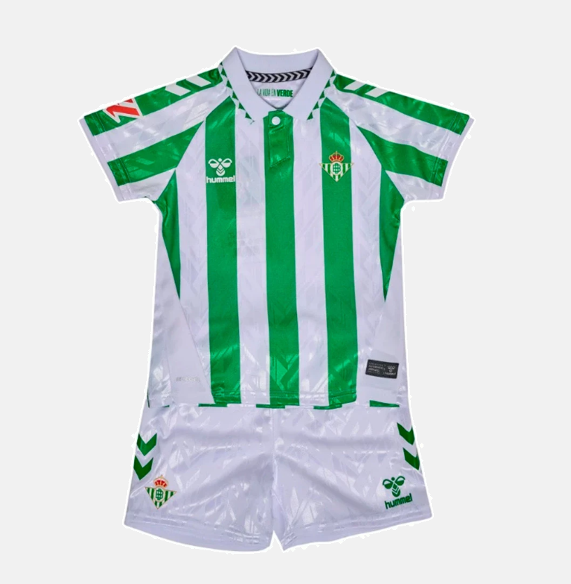 Real Betis 2024/25 Home Kids Kit Jersey