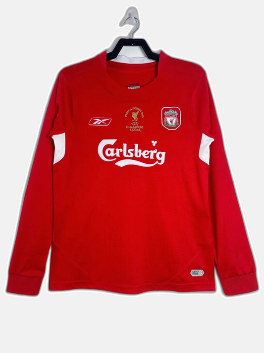 Liverpool 2004/05 Home Jersey - Long Sleeve Retro Version