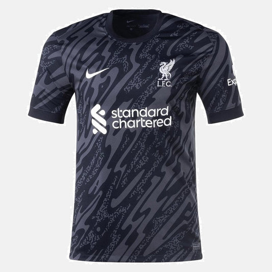 Liverpool 2024/25 Goalkeeper Jersey - Black - Fan Version