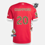 Liverpool 2025/26 Home Jersey - CHAMPIONS #20