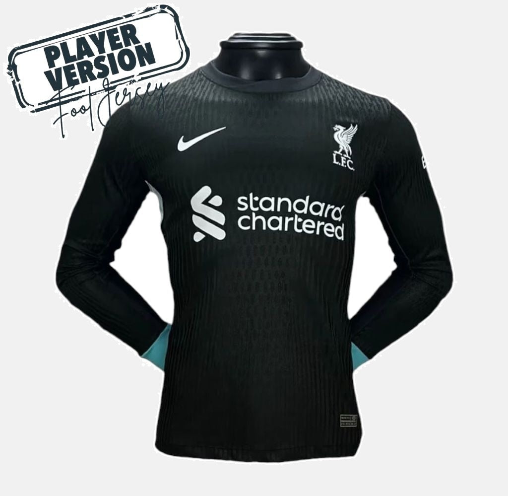 Liverpool Player 2024/25 Away Jersey Long Sleeve