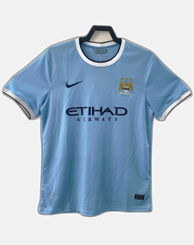 Manchester City 2013/14 Home Jersey - Retro Version