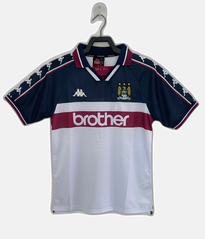 Manchester City 1997/98 Away Jersey - Retro Version