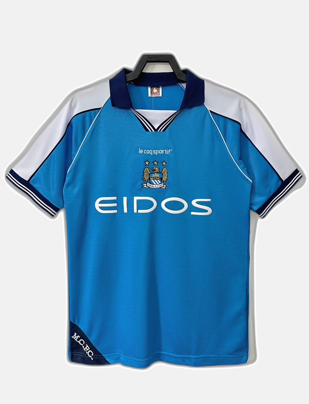 Manchester City 1999/01 Home Jersey - Retro Version