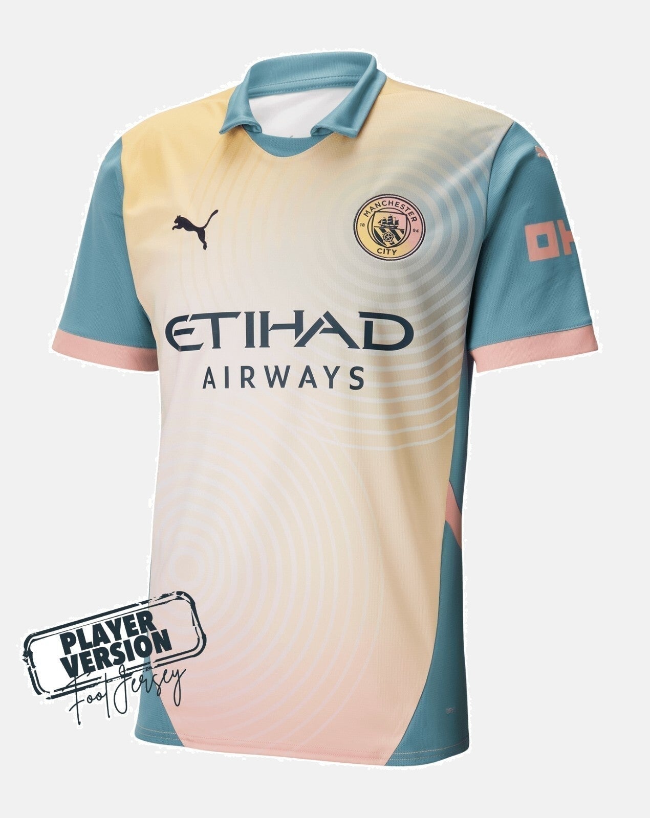 Manchester City Fourth Jersey - Player Version "Definitely City" 2024/25