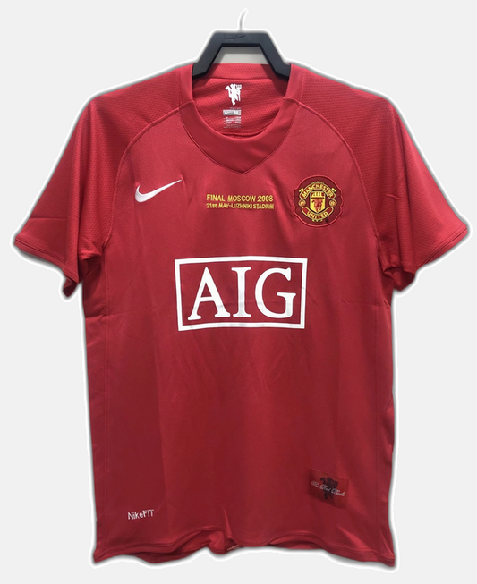 Manchester United 2007/08 Home Jersey - Retro Version