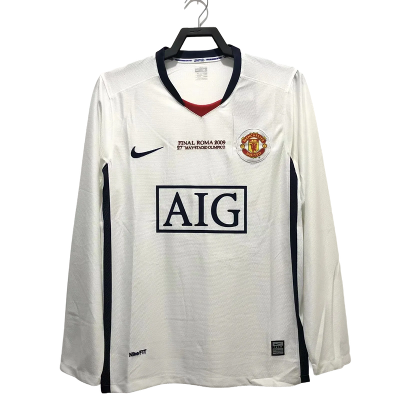 Manchester United 2008/09 Away Jersey - Long Sleeve Retro Version