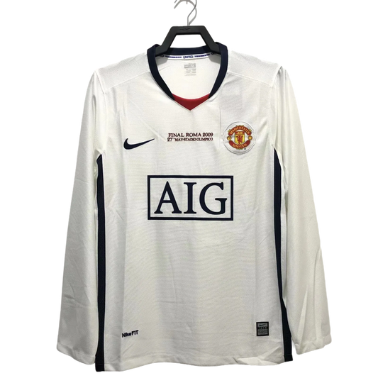 Manchester United 2008/09 Away Jersey - Long Sleeve Retro Version