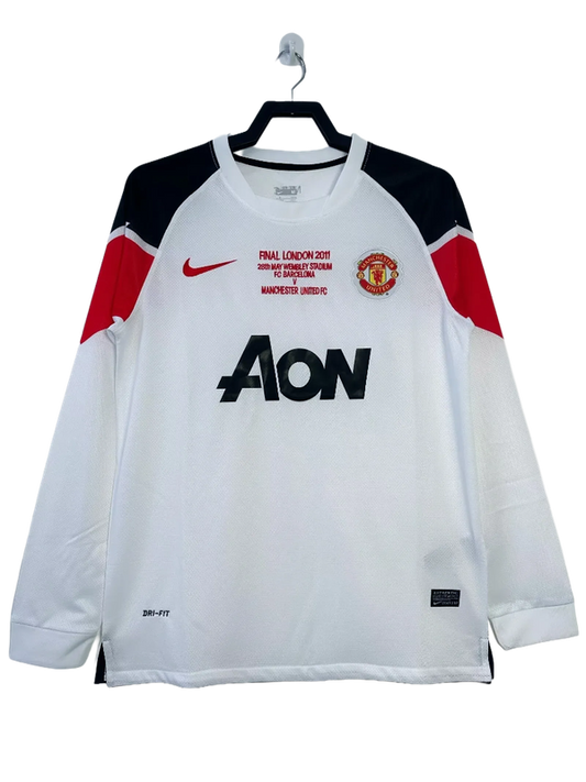 Manchester United 2010/11 Away Jersey - Long Sleeve Retro Version