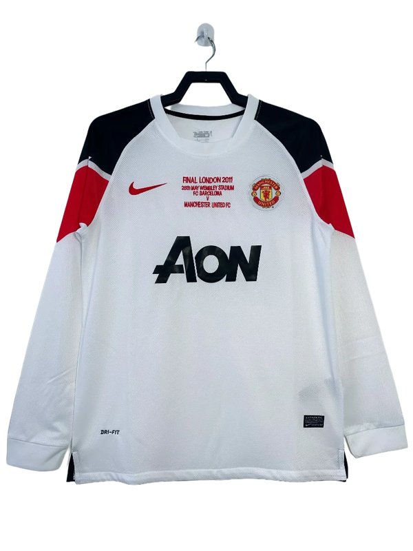 Manchester United 2010/11 Away Jersey - Long Sleeve Retro Version