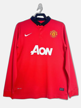 Manchester United 2013/14 Home Jersey - Long Sleeve Retro Version