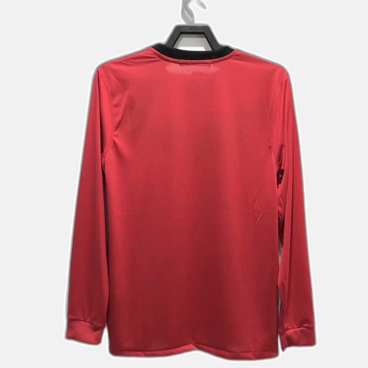 Manchester United 2010 Home Jersey - Long Sleeve Retro Version