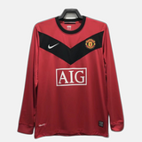 Manchester United 2010 Home Jersey - Long Sleeve Retro Version