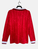 Manchester United 1992/94 Home Jersey - Long Sleeve Retro Version