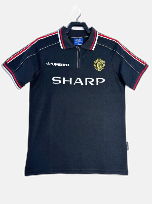 Manchester United 1998/99 Black Jersey - Retro Version