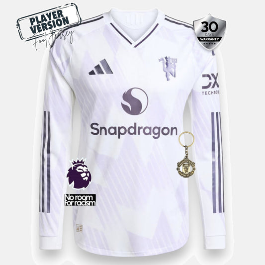 Manchester United Player 2025/26 Away Jersey - Long Sleeve