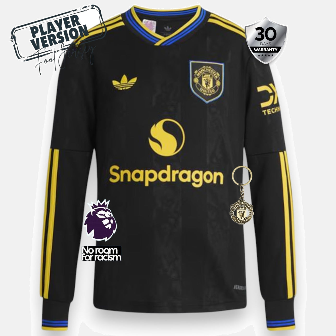 Manchester United Player 2025/26 Third Jersey - Long Sleeve