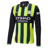 #9 Haaland Manchester City 2024/25 Away Jersey Long Sleeve