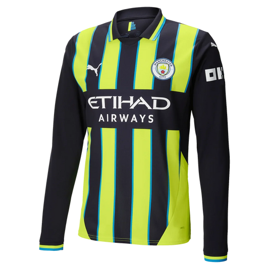 #2 Walker Manchester City 2024/25 Away Jersey Long Sleeve