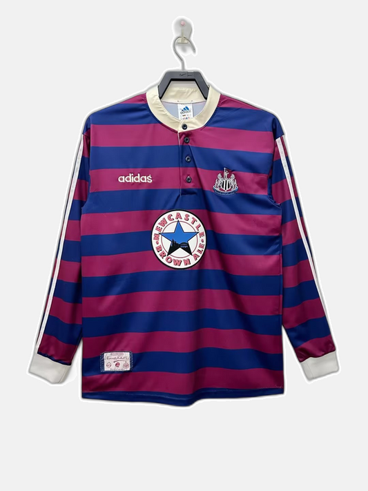 Newcastle United 1995/97 Away Jersey - Long Sleeve Retro Version