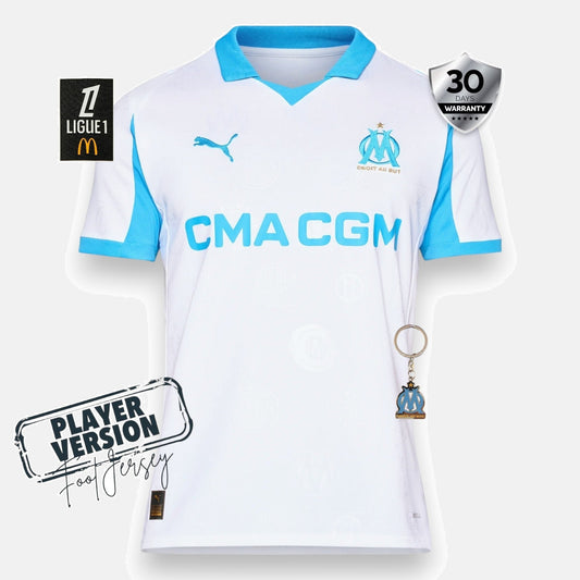 Olympique de Marseille 2025/26 Home Jersey - Player Version