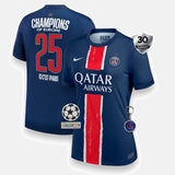 Paris Saint-Germain 2025 European Champions Jersey - Women's - 1 Star