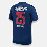 Paris Saint-Germain 2025 European Champions Jersey - Women's - 1 Star