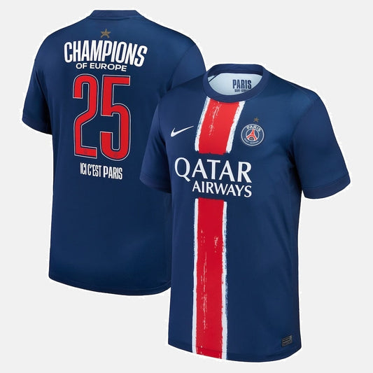 Paris Saint-Germain 2025 European Champions Jersey - 1 Star