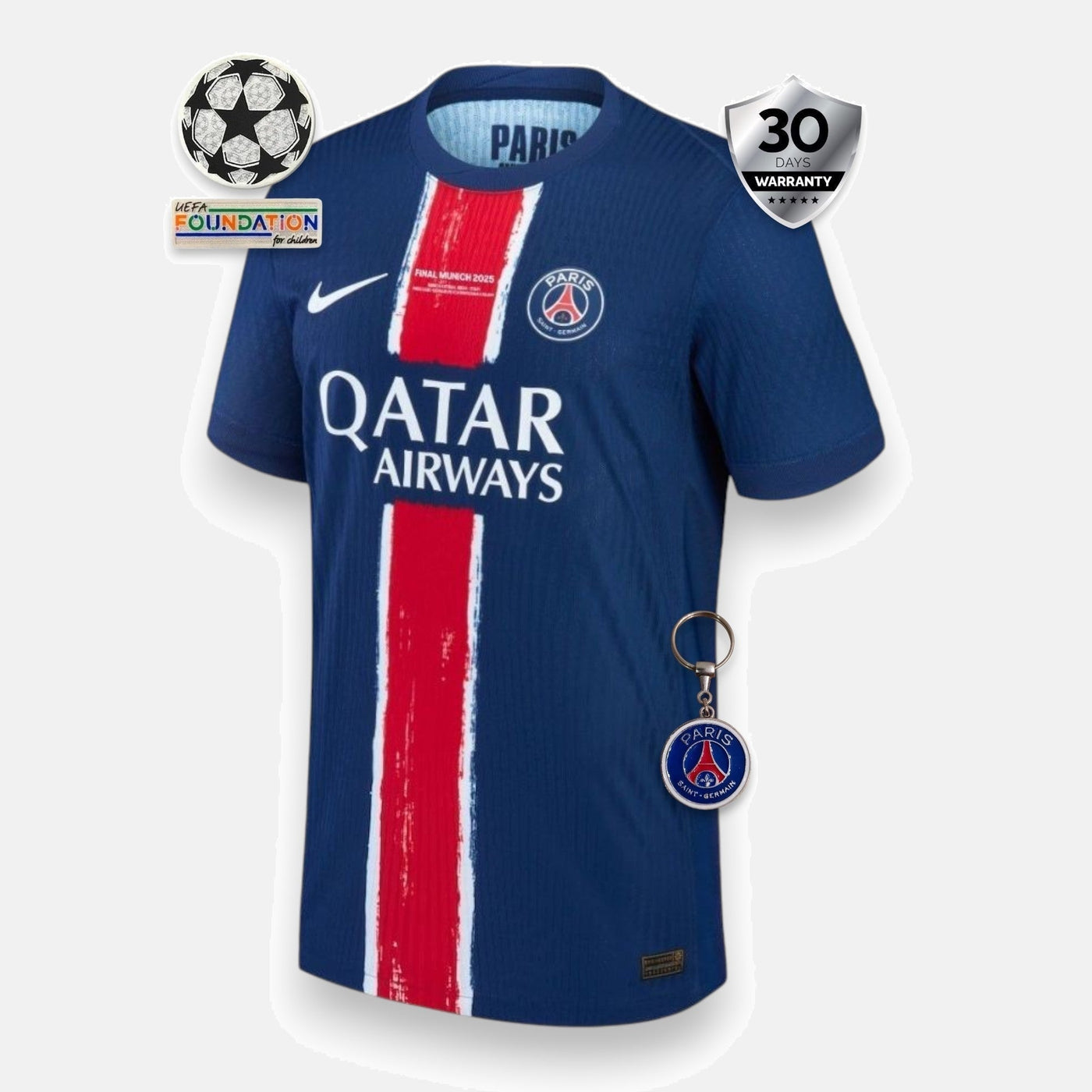 Paris Saint-Germain 2025 Home Jersey - Champions League Final Munich