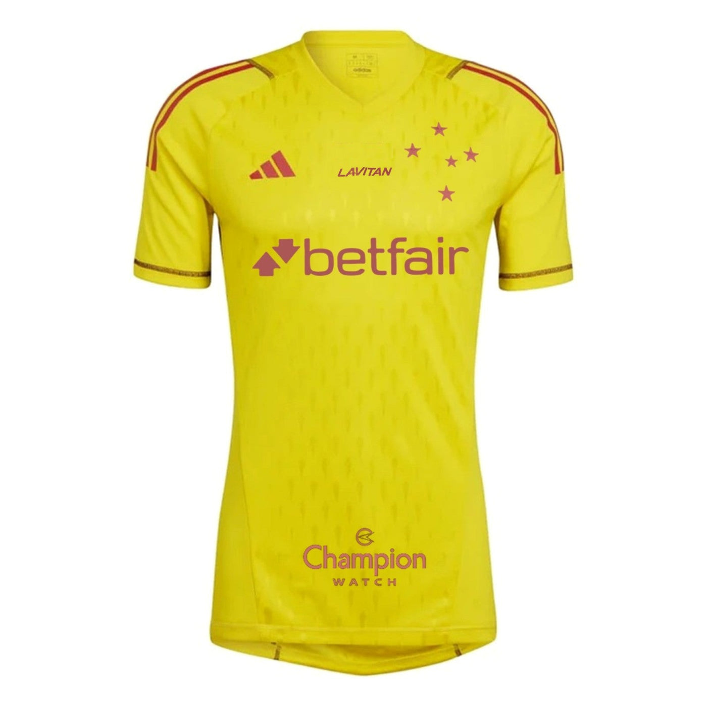 Cruzeiro 2024/25 Goalkeeper Jersey - Yellow - Fan Version - All Sponsors