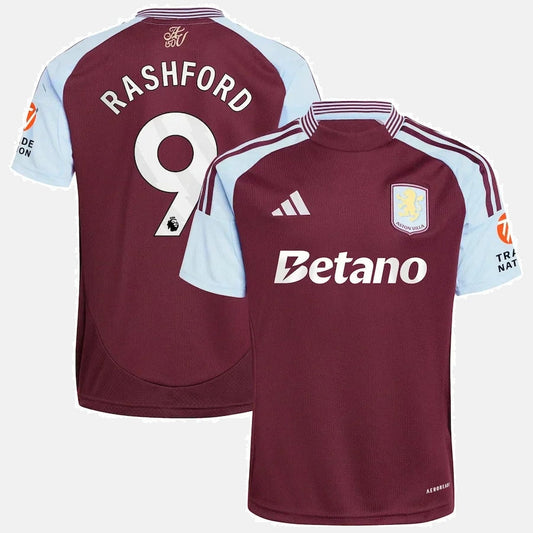 Aston Villa 2024/25 Home Jersey - Rashford #9